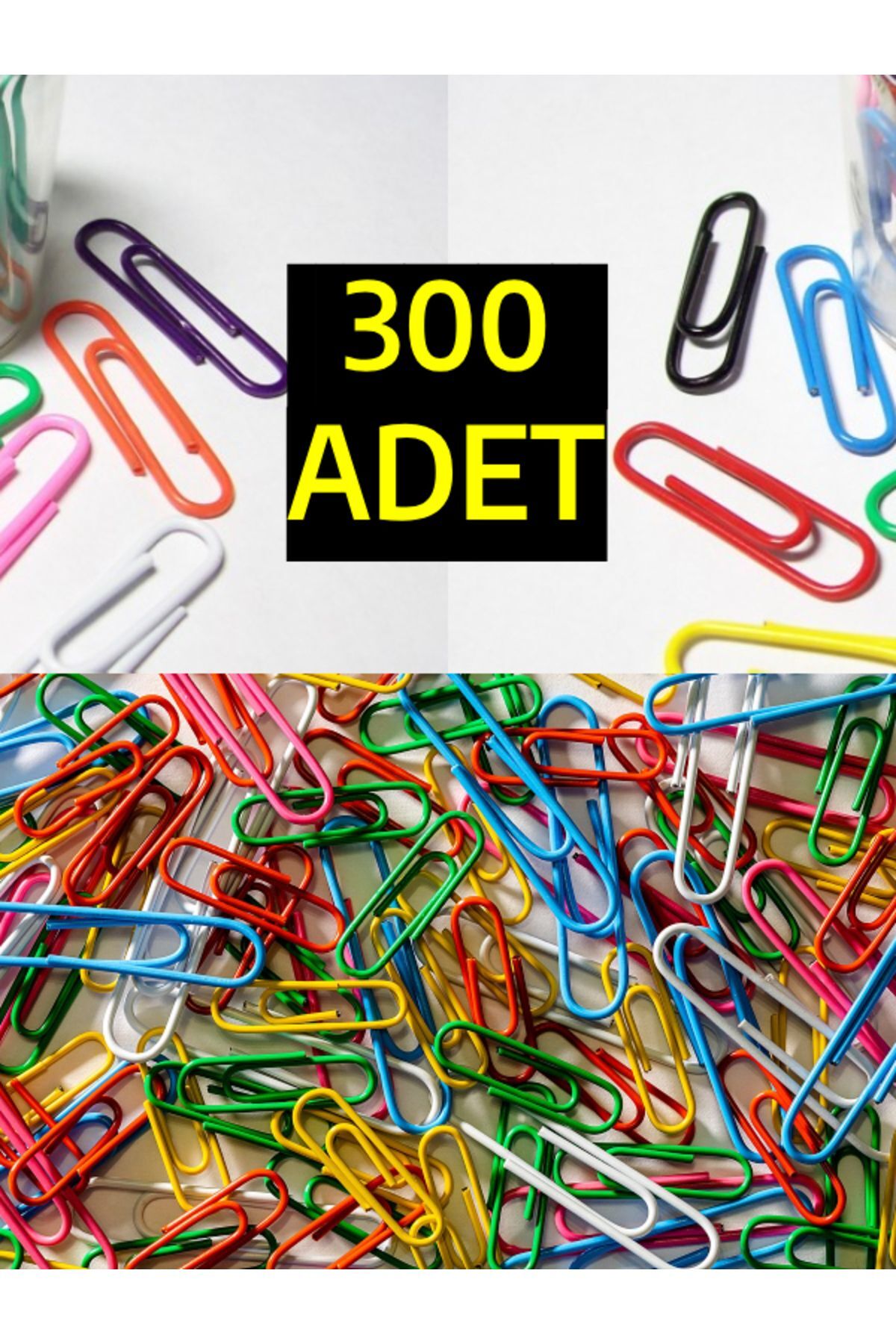 300 Adet Renkli Ataç Ataş