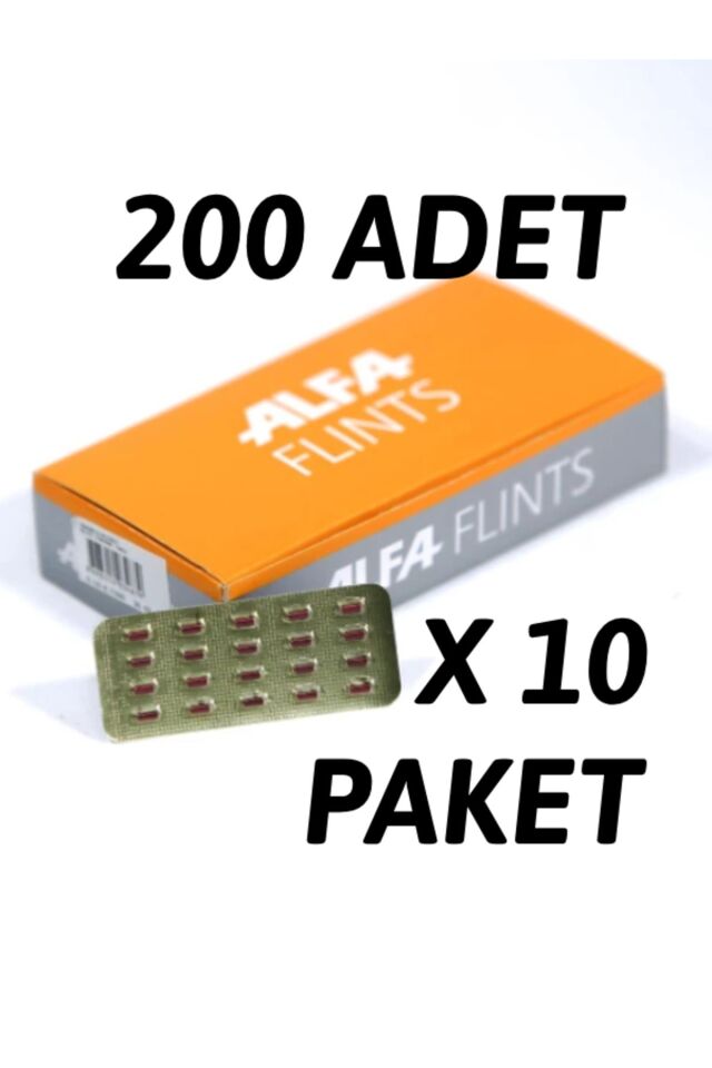 Çakmak Taşı 200 Adet (10 paket)