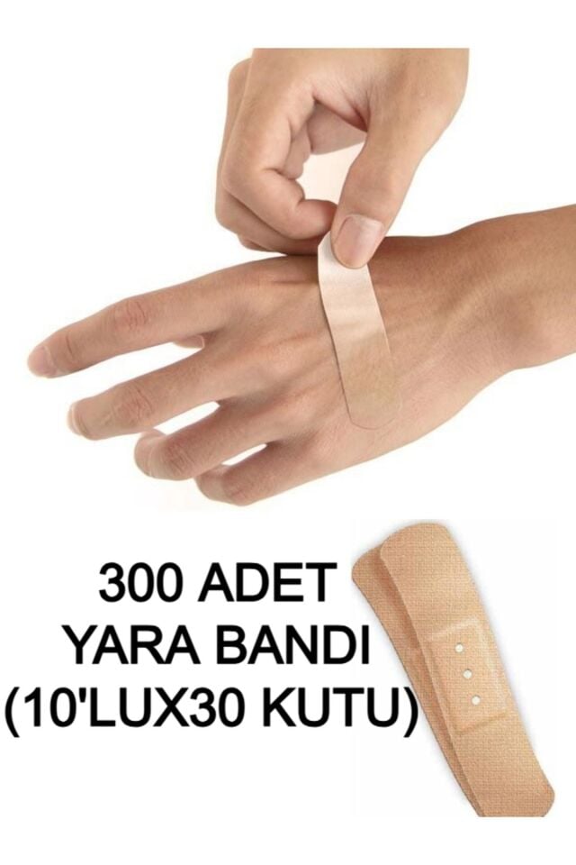 300 Adet Bez Yara Bandı (10'luX30 Paket)