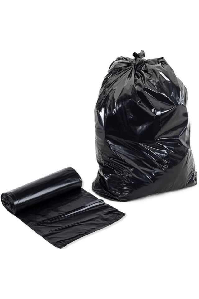 10'lu x 20 Paket Jumbo Çöp Poşeti 75x90 Endüstriyel Battal Çöp Torbası