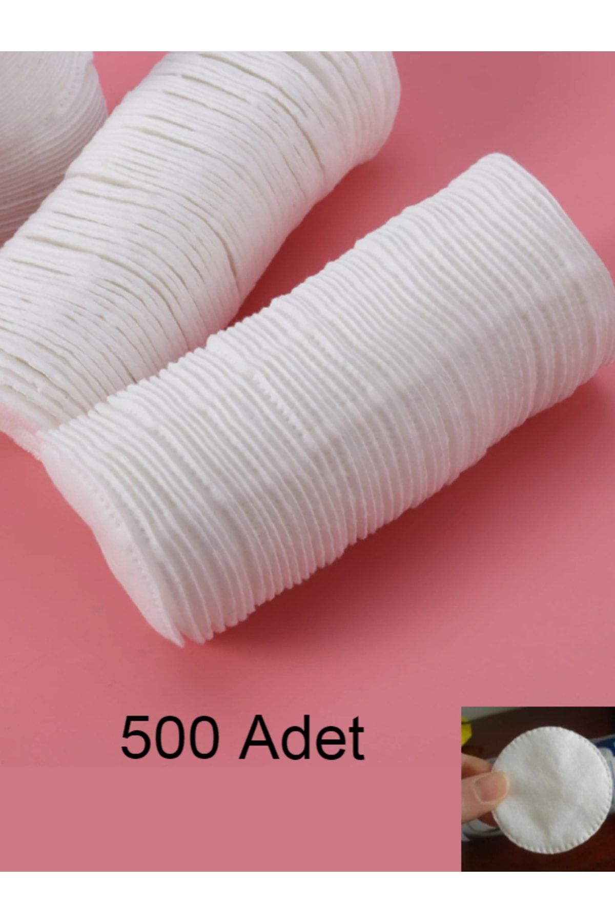 500 Adet Makyaj Temizleme Pamuğu Pedi Pamuk