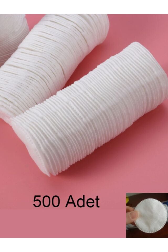 500 Adet Makyaj Temizleme Pamuğu Pedi Pamuk