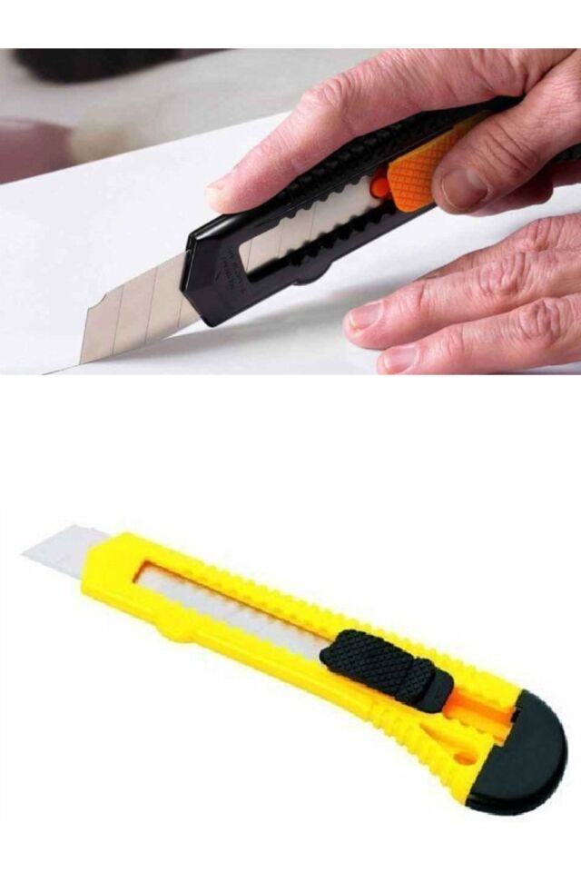 12 Adet Maket Bıçağı Büyük Boy Falçata