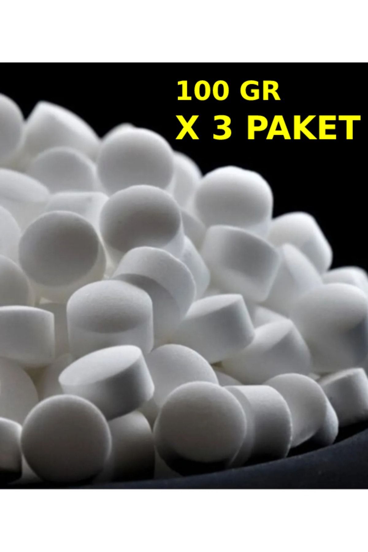 Tablet Naftalin 100 gr X 3 Paket(LAVABOLARDA KULLANILMAZ)
