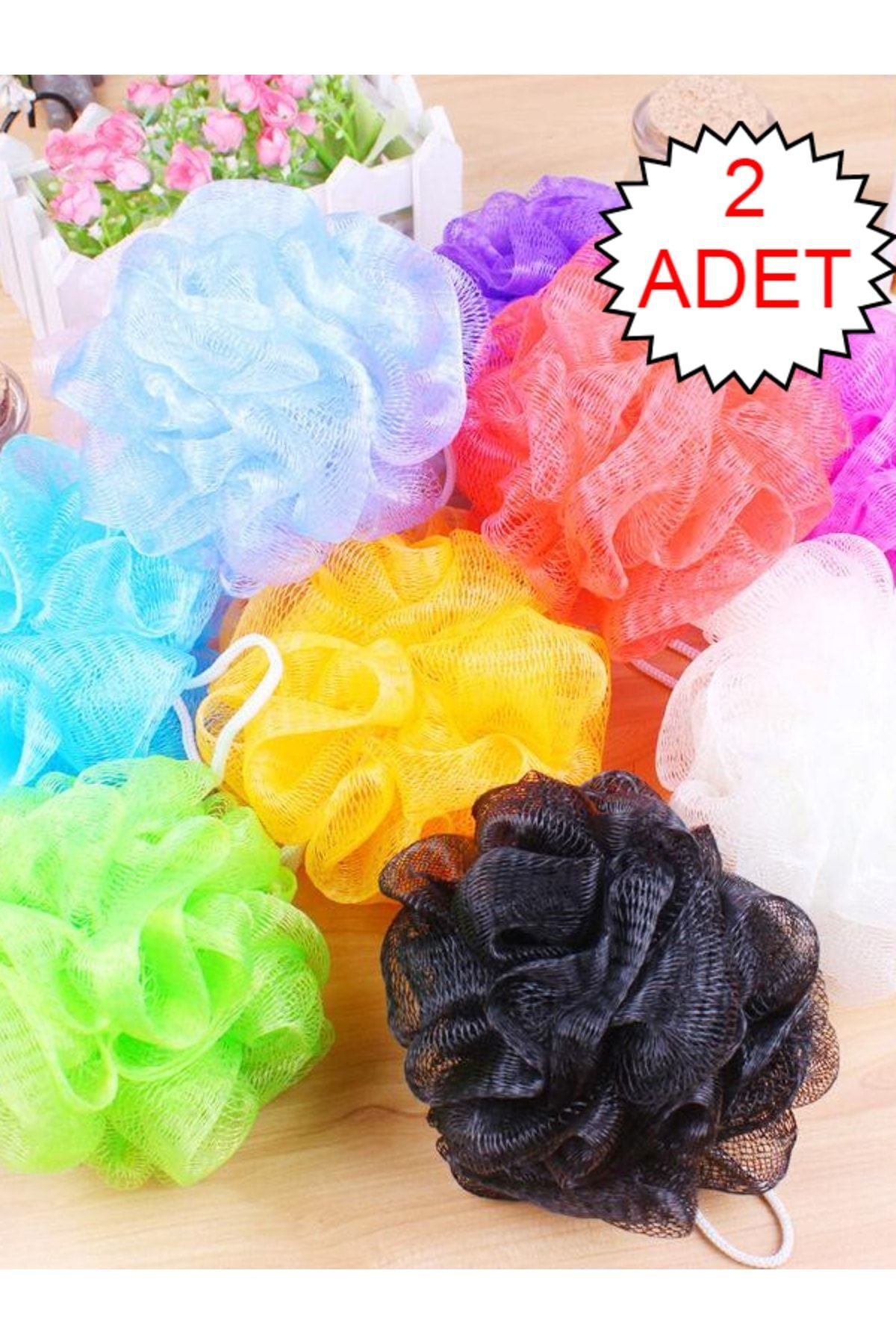 2 Adet Banyo Lifi Vücut Kesesi Top Lif