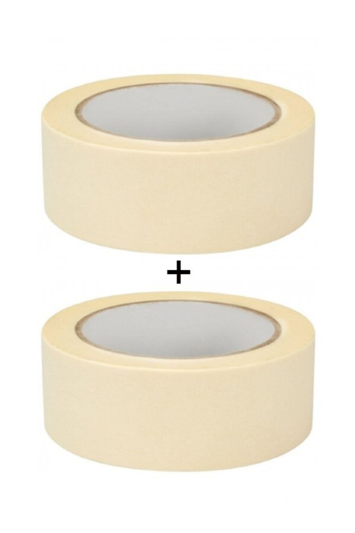 2 Adet Kağıt Bant 36mm Maskeleme Bandı Boya Bandı