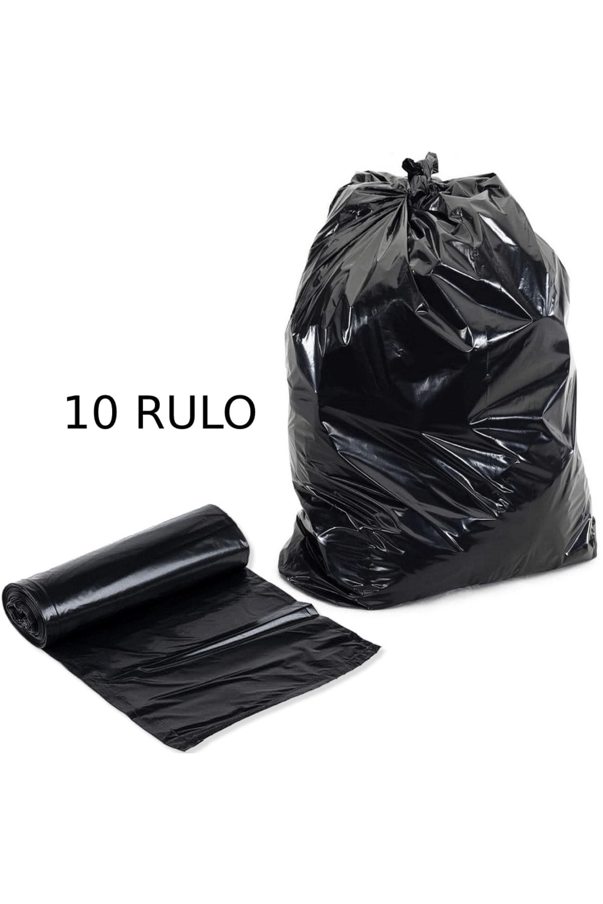10'lu X 10 Paket Jumbo Çöp Poşeti 75x90 Endüstriyel Battal Çöp Torbası