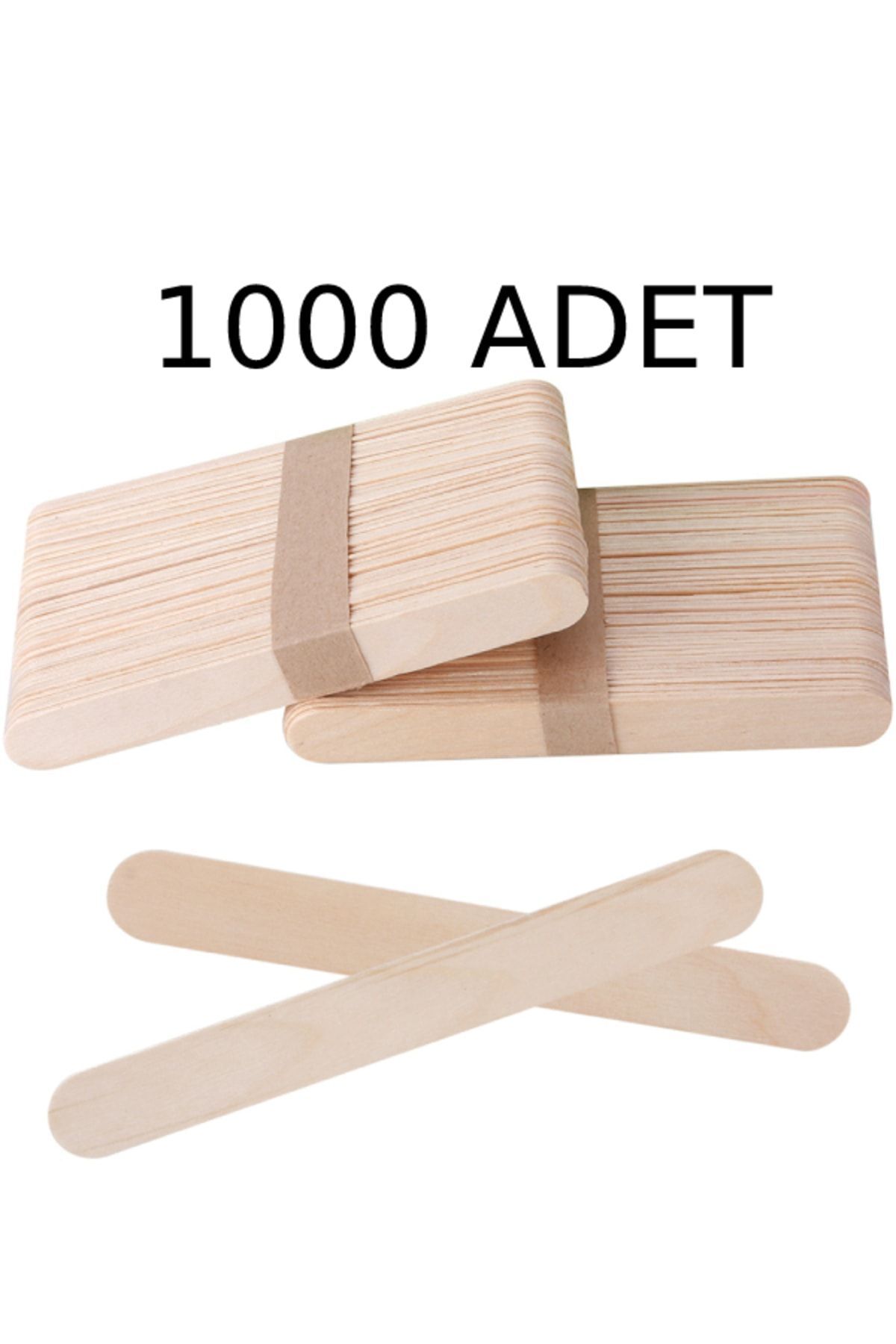 1.000 Adet Abeslang Geniş Dil Çubuğu Ahşap Büyük Dondurma Dil Basma Çubuğu