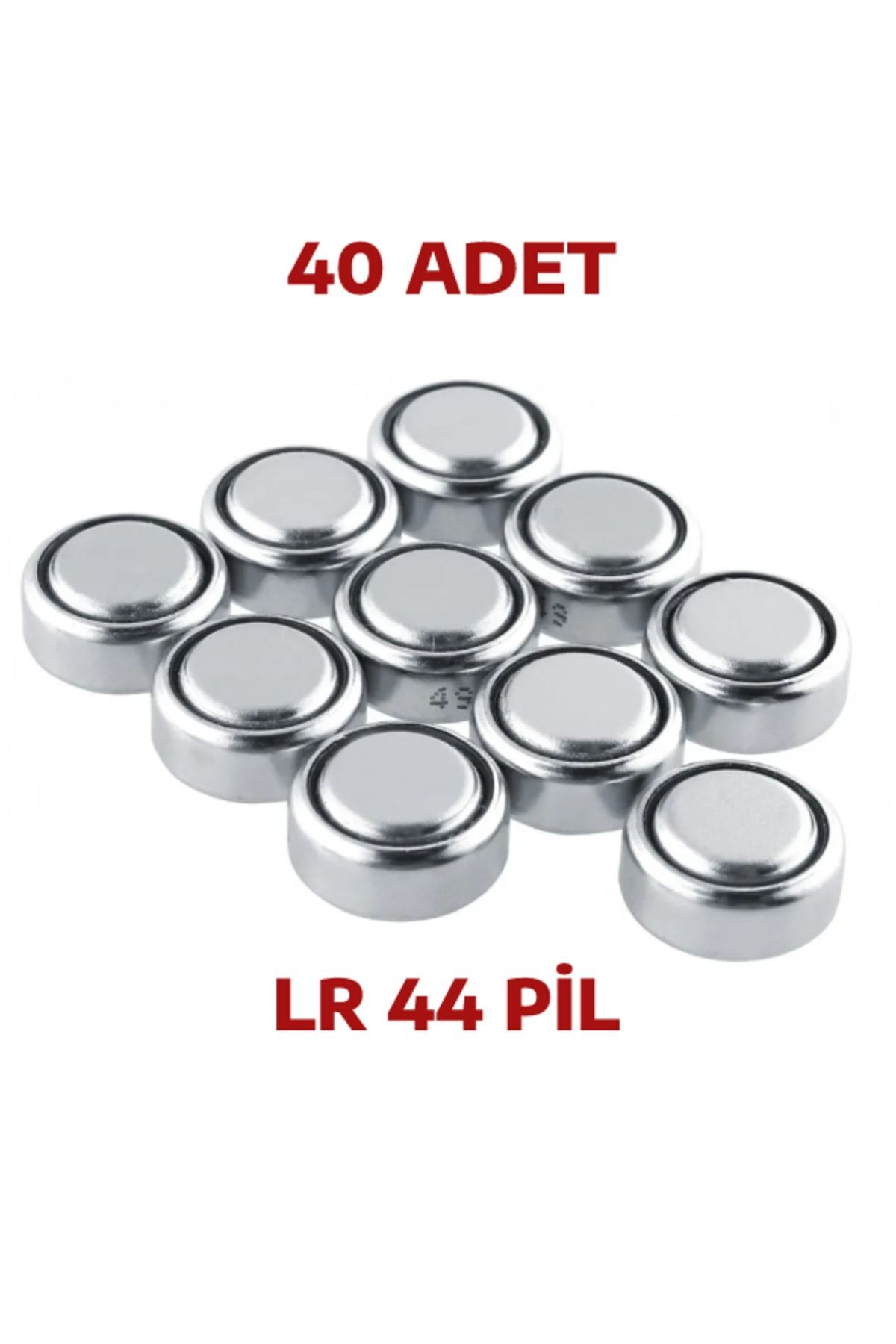 40 Adet Ag13/lr44/357a Düğme Pil Saat Pil Lazer Pili Oyuncak Pili Alkalin