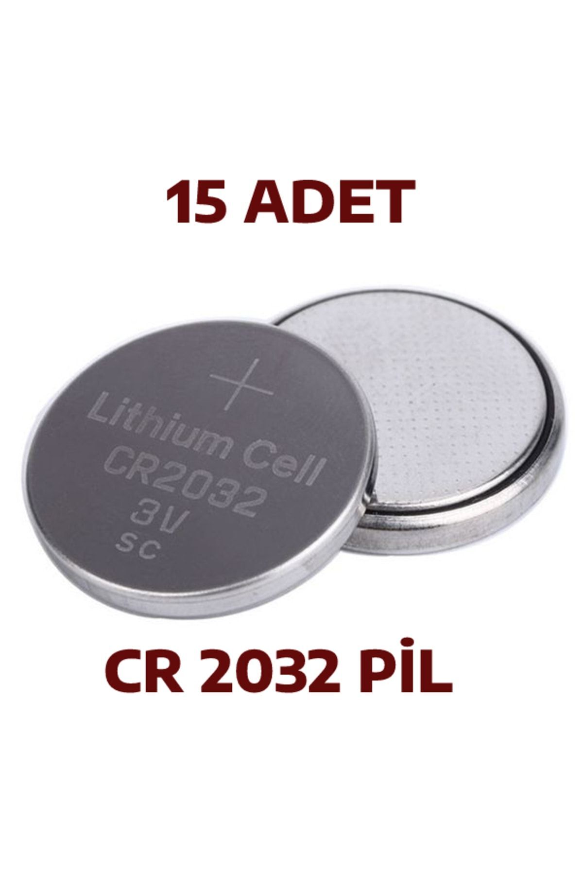 15 Adet Cr 2032 Pil Tartı Pili Baskül Pili Para Bios Düğme Pil Şeker Ölçüm Cihazı Pili