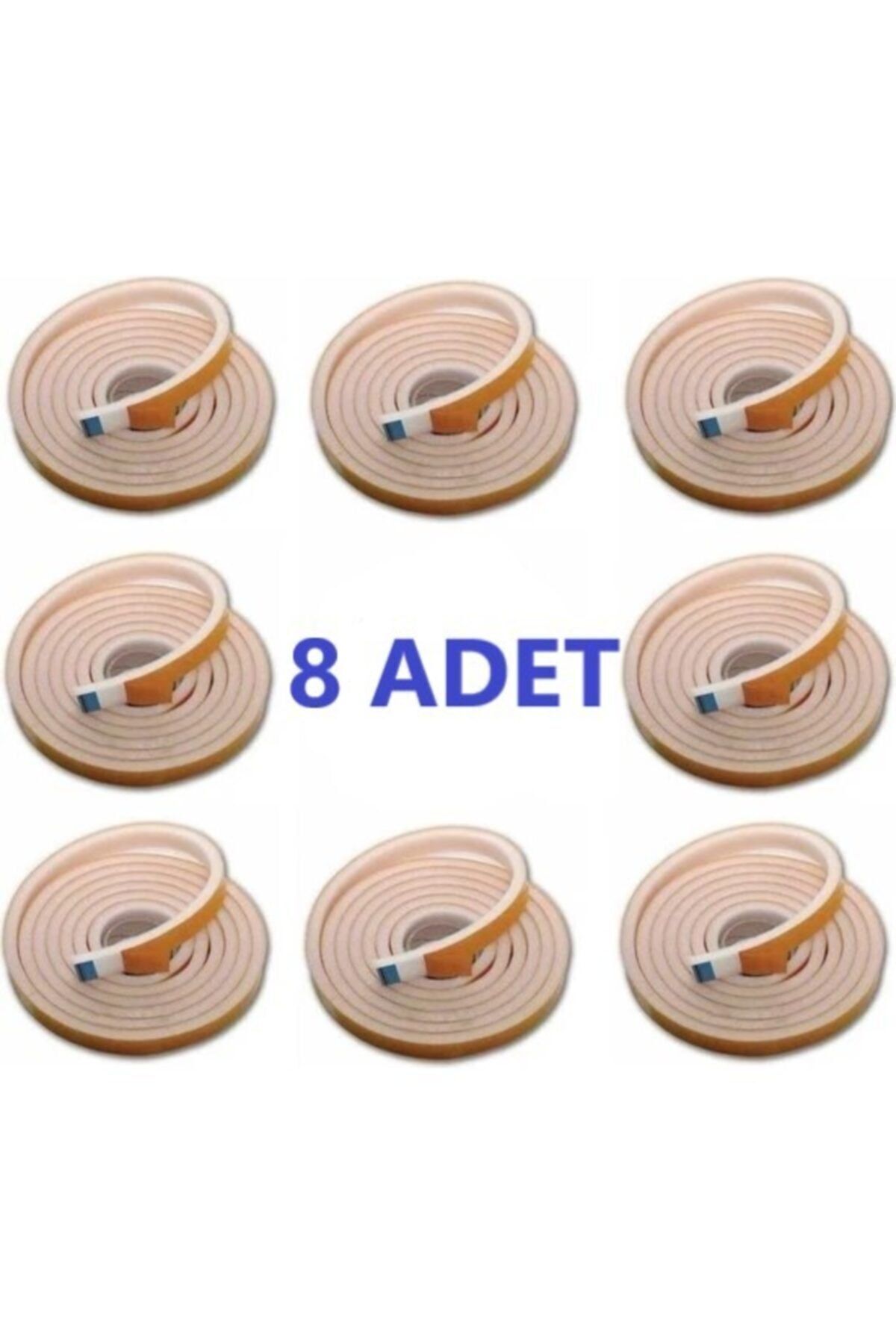 8 Adet Yapışkanlı Pencere Bandı Izolasyon Isı Yalıtım Süngeri (5 METREX8)