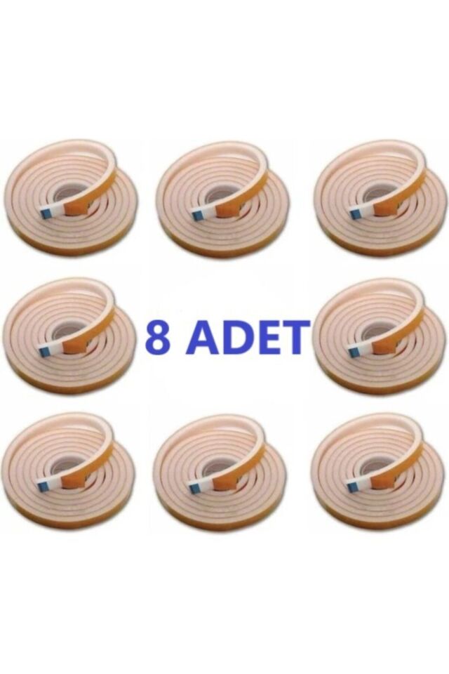 8 Adet Yapışkanlı Pencere Bandı Izolasyon Isı Yalıtım Süngeri (5 METREX8)