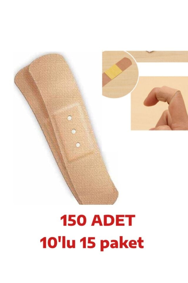 150 Adet Bez Yara Bandı (10'luX15 Paket)