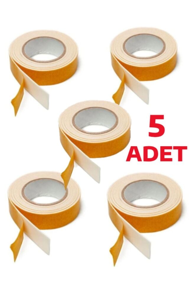 5 Adet Çift Taraflı Köpük Bant 2 Mt X 5 Adet
