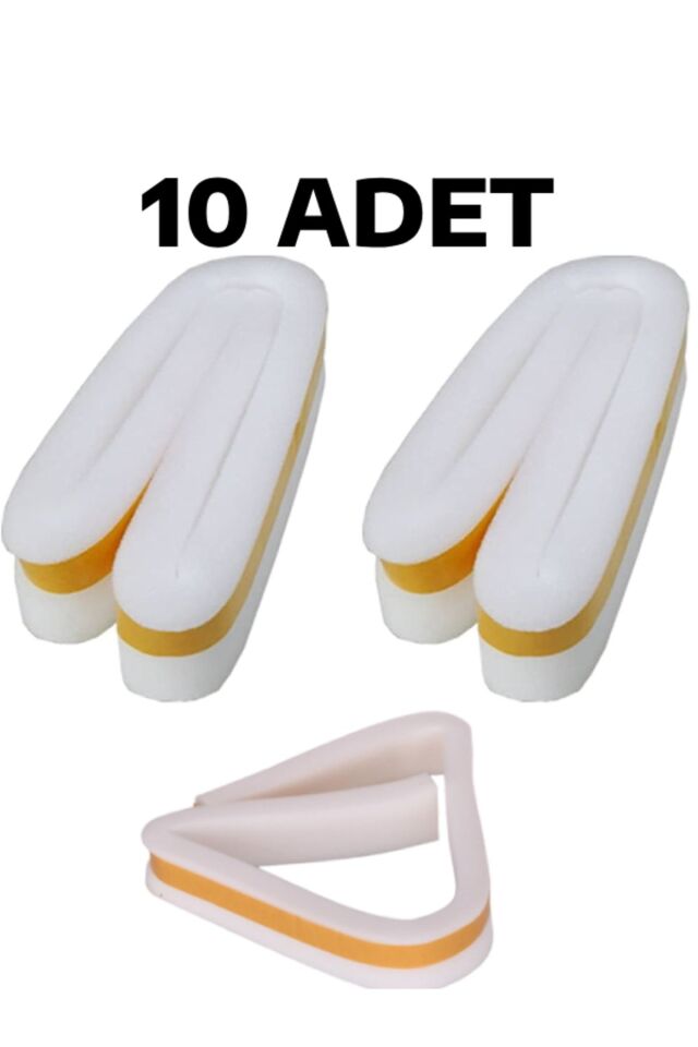 10 Adet Yapışkanlı Kapı Altı(eşik) Bandı Isı Yalıtım Süngeri 90 Cm
