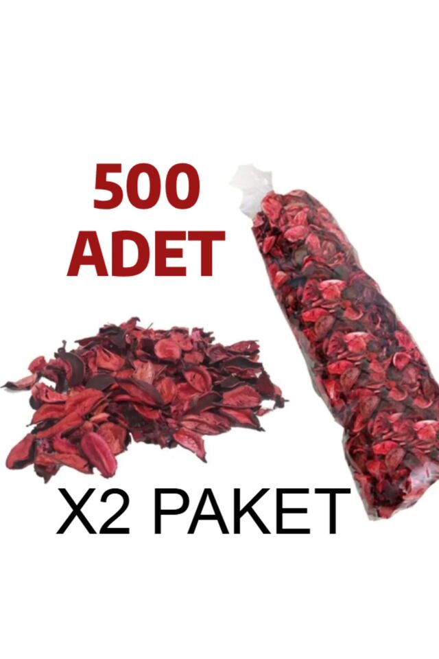 Büyük Boy 500 Adet Kuru Gül Kurusu Yaprağı Hediye Süs Dekor Romantik