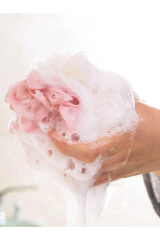 6'lı Banyo Lifi Vücut Kesesi Top Lif