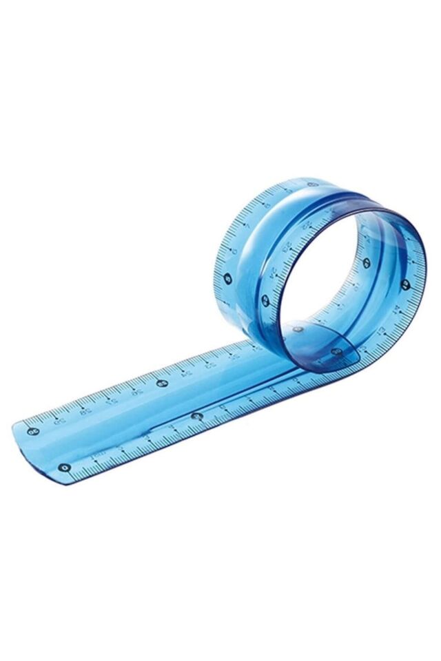 Esnek Cetvel Kırılmaz Cetvel 30 Cm Karışık Renkler