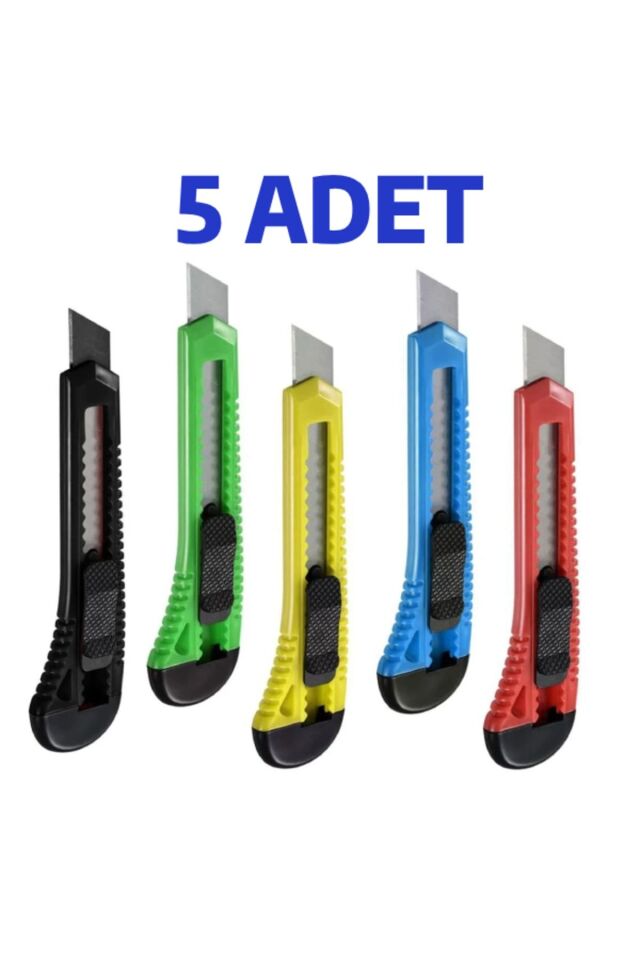 5 Adet Maket Bıçağı Büyük Boy Falçata