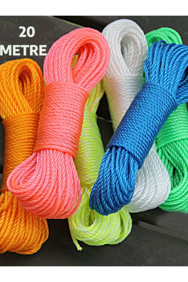 Naylon Çamaşır Ipi 20 Mt Çok Amaçlı Ip