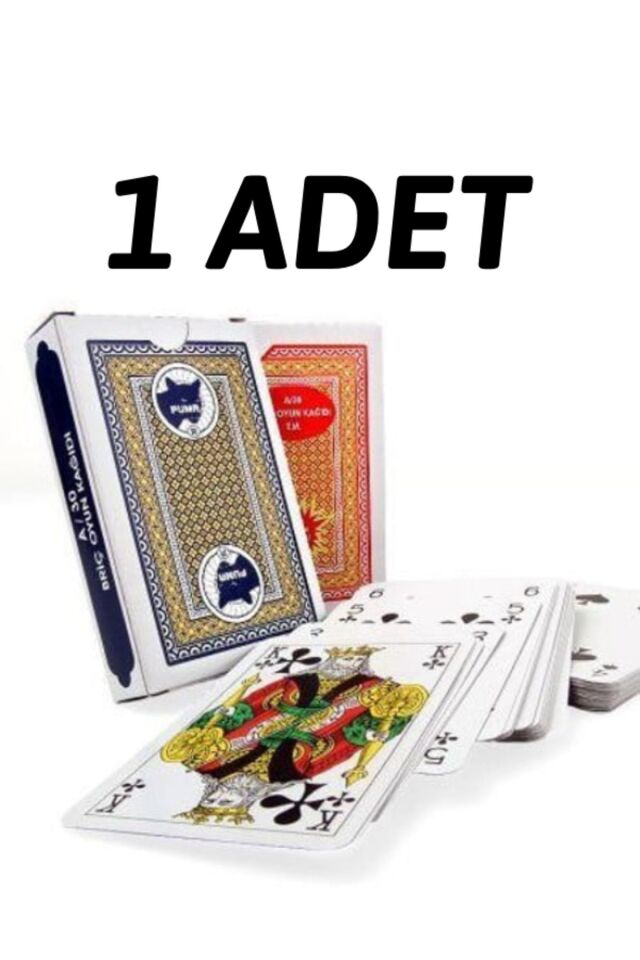 Iskambil Pişti Oyun Kağıdı Briç Batak 52 Oyun Kağıdı A-30