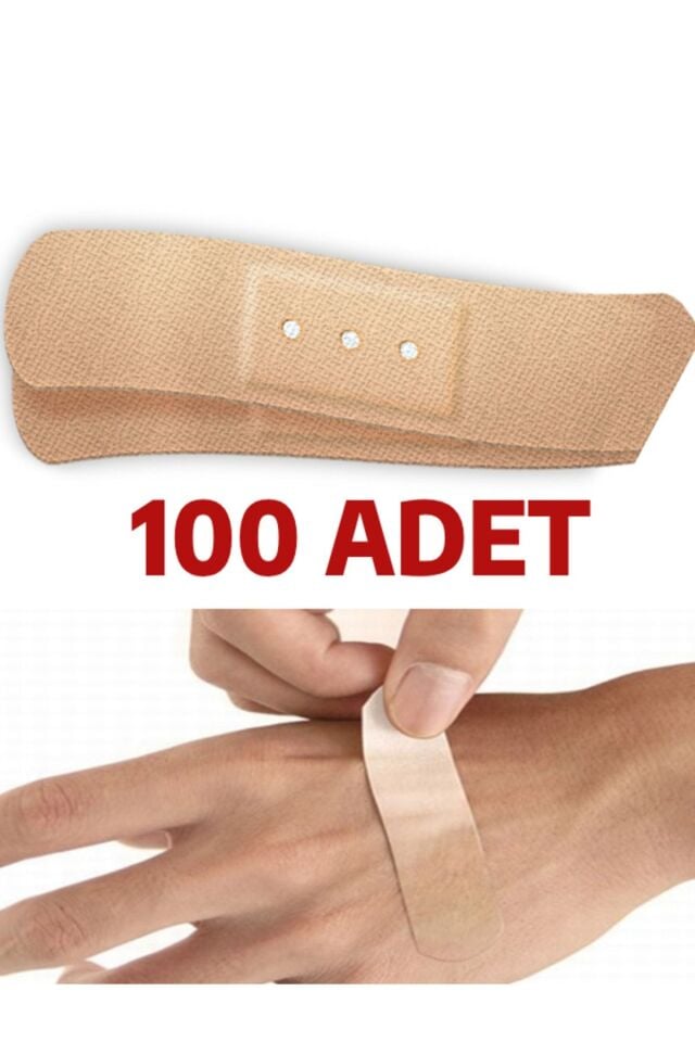 Bez Yara Bandı 10'lu 10 Paket 100 Adet